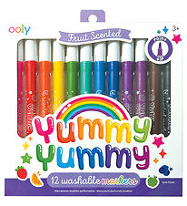 Ooly Tuscher - 12 stk - Yummy Yummy Scented Markers