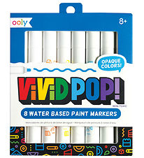 Ooly Tuscher - 8 stk - Vivid Pop! Water Based Paint Markers