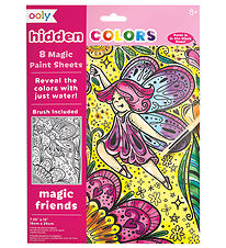 Ooly Magiske Maleark - Hidden Colors - 8 Stk. - Magic Friends