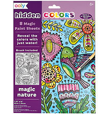 Ooly Malebog - 9 pcs sæt - Hidden Colors Magic Paint Sheets - Ma