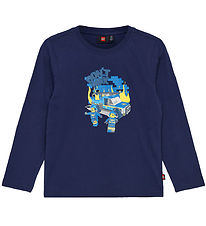 LEGO City Bluse - LWTano 123 - Dark Navy m. Print