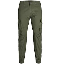 Jack & Jones Bukser - JpstPaul - Noos - Olive Night