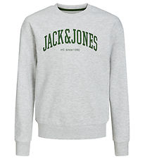 Jack & Jones Sweatshirt - JjeJosh - Noos - White Melange