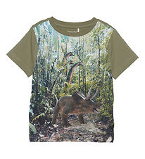 Minymo T-shirt - Deep Lichen Green