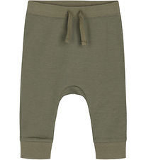Hust and Claire bukser - Uld/Bambus - Gaby - Khaki