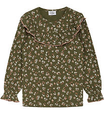 Hust and Claire Bluse - Abeloni - Clover m. Blomster