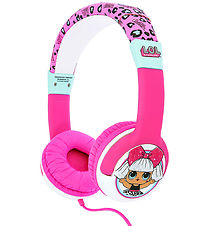 OTL Hretelefoner - LOL - On-Ear Junior - Pink/Turkis