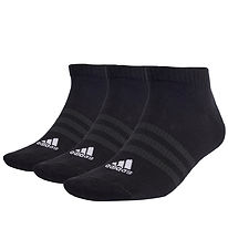 adidas Performance Ankelstrmper - 3-pak - Sort/Hvid