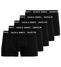 Jack & Jones Boxershorts - Jachuey - 5-pak - Sort