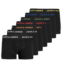 Jack & Jones Boxershorts - Jacbasic - 7-pak - Sort