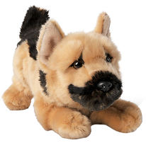 Living Nature Bamse - 24x15 cm - Schæferhund Legesyg Hvalp - Bru