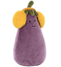 Jellycat Bamse - 16x9 cm - Toastie Vivacious Aubergine