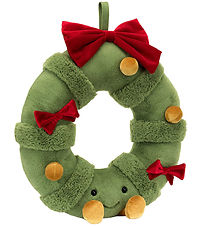 Jellycat Bamse - 44x37 cm - Amuseable Decorated Christmas Wreath