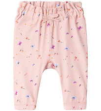 Name It Bukser - NbfThurid - Sepia Rose m. Sommerfugl