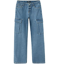 LMTD Jeans - Cargo -  NlnTartizza - Medium Blue Denim