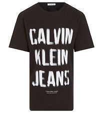 Calvin Klein T-shirt - Pixel Logo Relaxed - CK Black