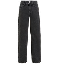 Calvin Klein Jeans - HR Wide Leg - Optic Washed Black