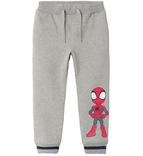 Name It Sweatpants - NmmDetlef Spidey - Grey Melange
