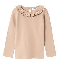 Lil' Atelier Bluse - Rib - NmfThora - Nougat