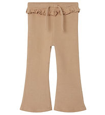 Lil' Atelier Leggings - Rib - NmfThora - Nougat