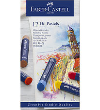 Faber-Castell Fedtfarver - 12 stk