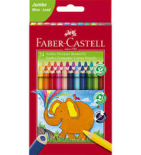 Faber-Castell Farveblyanter - Trekantet - Jumbo - 5,4 mm - 24 st