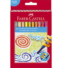 Faber-Castell Farvekridt - Twistable - 24 stk