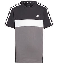 adidas Performance T-shirt - J 3S TIB T - Sort/Gr