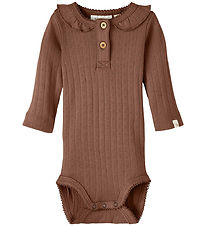 Lil Atelier Body l/ - NbfRachel - Nood- Carob Brown