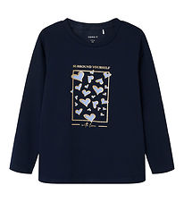 Name it Bluse - NmfTilly - Dark Sapphire