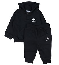 adidas Orginals Sweatst - Hoodie Set - Sort