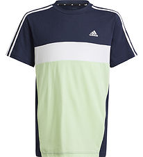 adidas Performance T-shirt - JS 3S Tib T - Navy/Grn