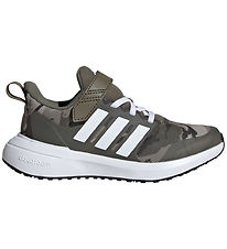 adidas Performance Sko - FortaRun 2.0 EL K - Armygrøn/Hvid