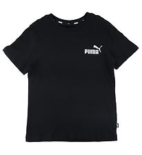 Puma T-shirt - ESS Small Logo Tee - Sort m. Print