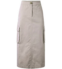 Hound Nederdel - Long Cargo Skirt - Sand