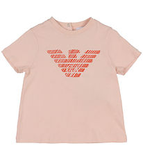 Emporio Armani T-shirt - Rosa m. Logo