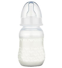 Emporio Armani Sutteflaske - Plast/Silikone - 130 ml - Hvid