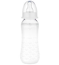 Emporio Armani Sutteflaske - Plast/Silikone - 240 ml - Hvid