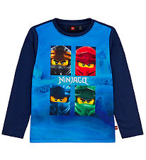 LEGO Ninjago Bluse - LWTano - Dark Navy/Bl m. Print