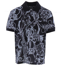 Versace Polo - Navy/Lyseblå