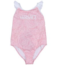 Versace Badedragt - Rosa/Hvid m. Print