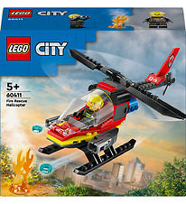 LEGO City - Brandslukningshelikopter 60411 - 85 Dele