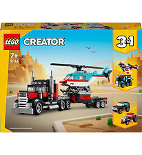 LEGO Creator - Blokvogn Med Helikopter 31146 - 3-i-1 - 270 Dele