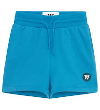 Wood Wood Sweatshorts - Victor - Blå