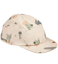 Liewood Kasket - Rory Printed Cap - Sea Creature/Sandy