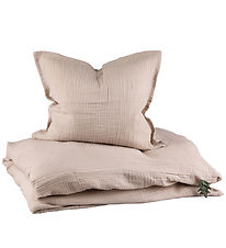 Sebra Sengetøj - Junior - Musselin - Seabreeze Beige
