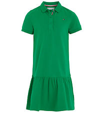 Tommy Hilfiger Kjole - Essential Polo - Olympic Green