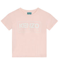 Kenzo T-shirt - Veiled Pink m. Hvid