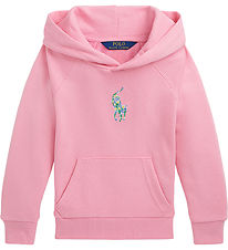 Polo Ralph Lauren Hættetrøje - Florida Pink m. Logo