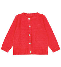 The New Siblings Cardigan - Strik - TnsKeve - Geranium m. Glimme The New Siblings Cardigan - Strik - TnsKeve - Geranium m. Glimme